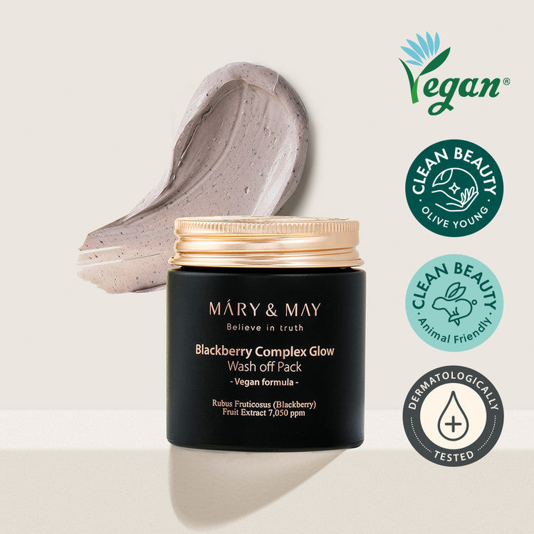 Mary & May Blackberry Complex Glow Washoff Pack 125g