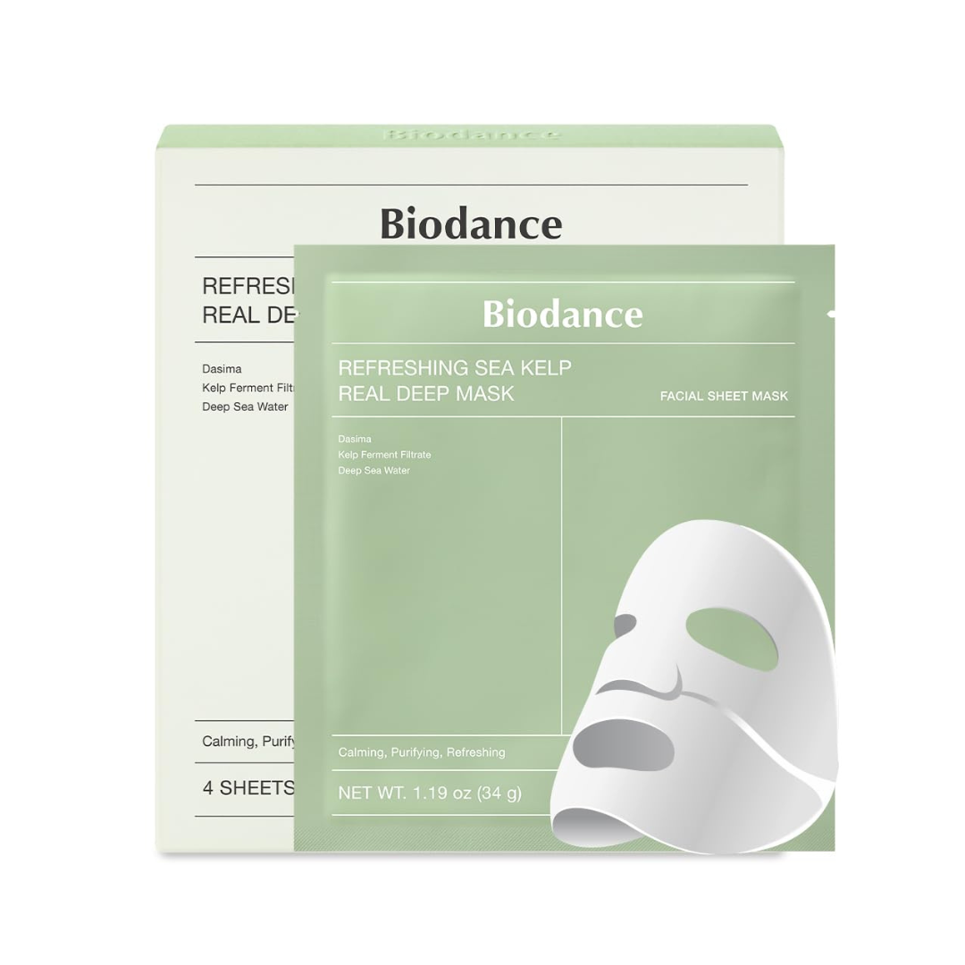 Biodance Refreshing Sea Kelp Real Deep Mask 4pc Pack