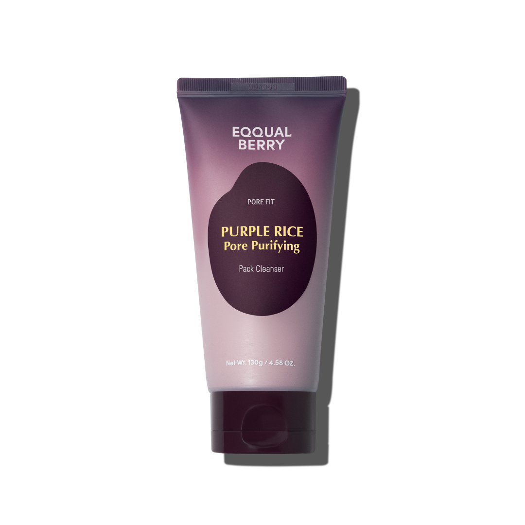 EQQUALBERRY Purple Rice Pore Purifying Pack Cleanser 130g