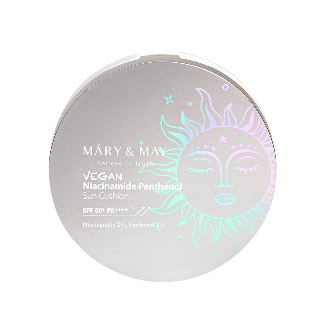 Mary & May Vegan Niacinamide Panthenol Sun Cushion SPF50+ PA++++ 25g