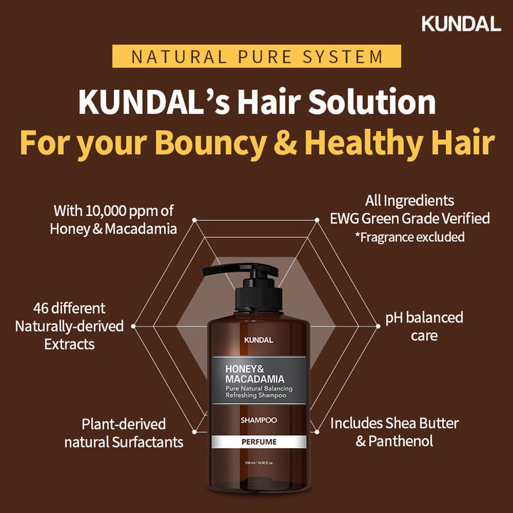 Kundal Honey & Macadamia Nature Shampoo 500ml