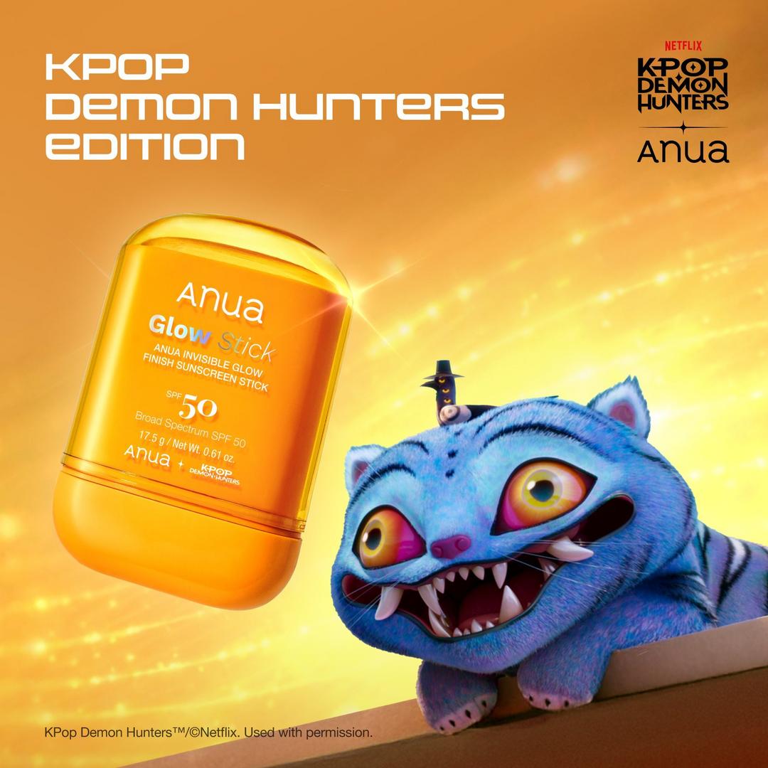 Anua Invisible Glow Finish Sunscreen Stick 18g *Kpop Demon Hunters Version