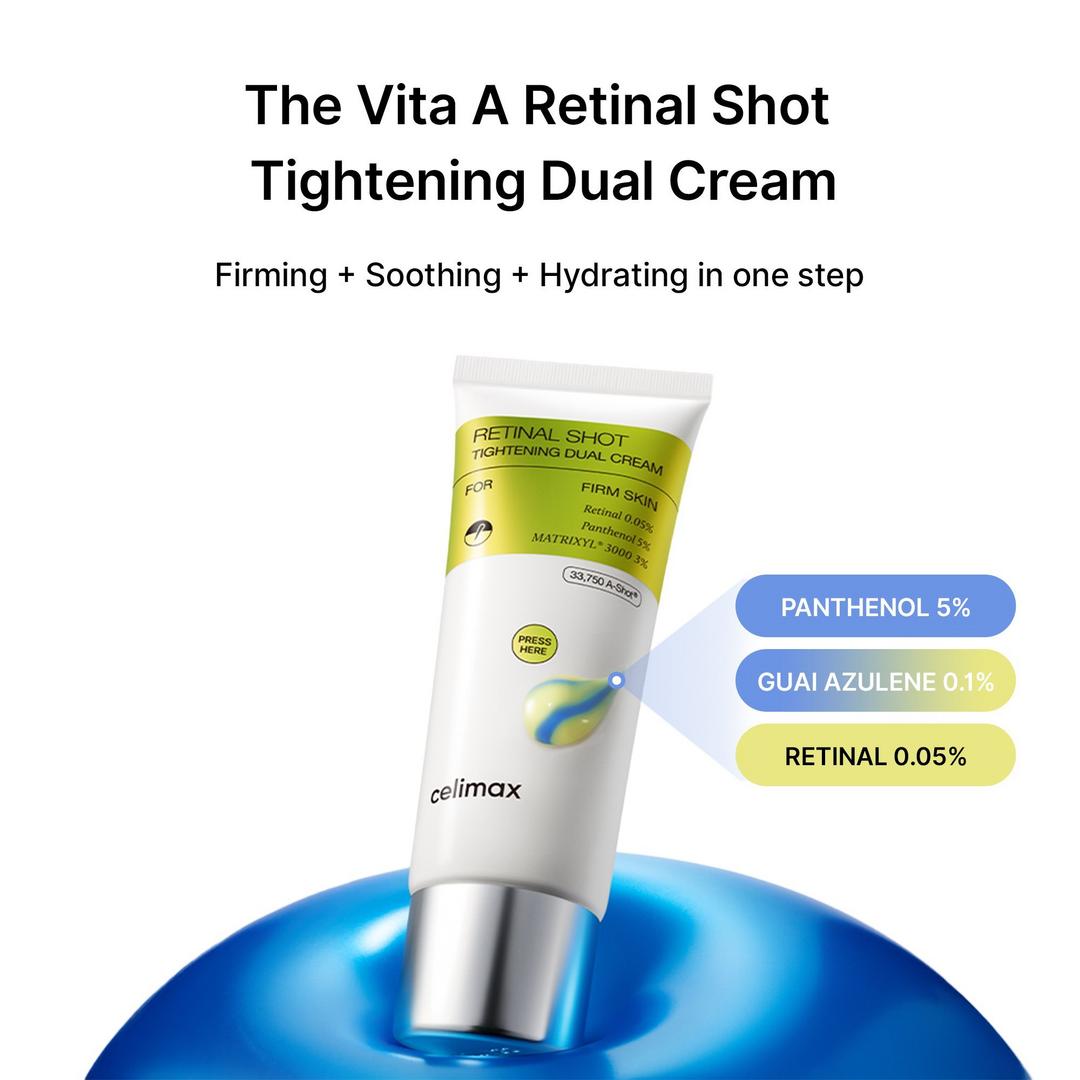 Celimax The Vita-A Retinal Shot Tightening Dual Cream 50ml