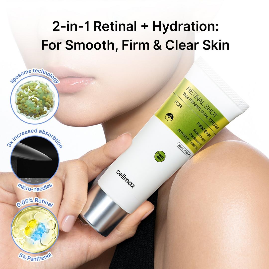 Celimax The Vita-A Retinal Shot Tightening Dual Cream 50ml