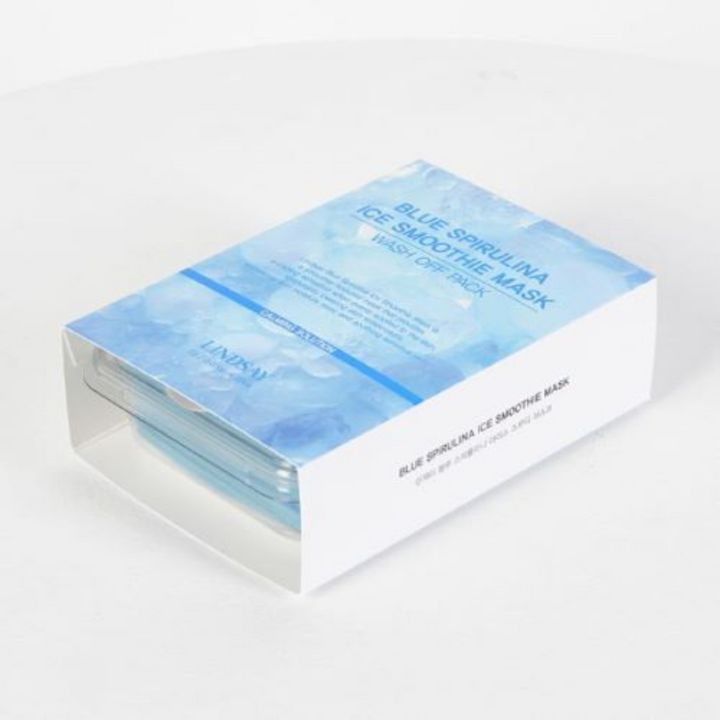 Lindsay Blue Spirulina Ice Smothie Mask Wash Off Pack 1g 20Pc Pack