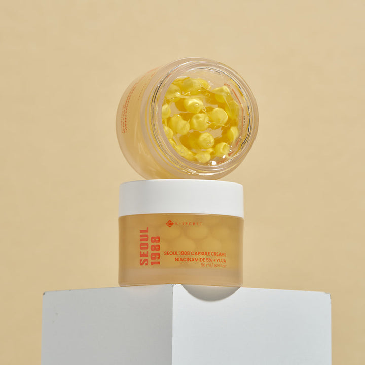 KSECRET Capsule Cream : Niacinamide 5% + Yuja 50ml