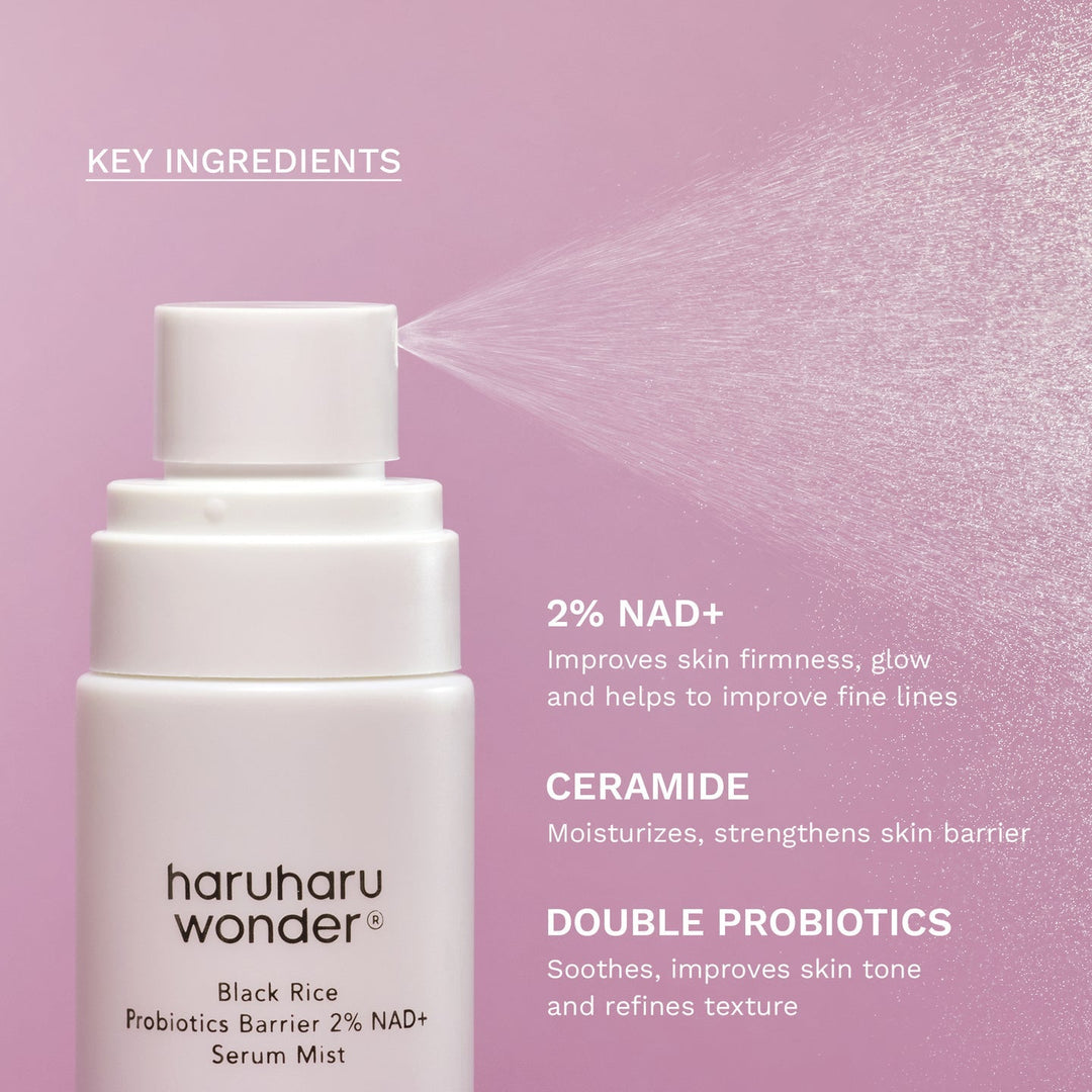 Haruharu Wonder Black Rice Probiotics Barrier NAD+ Serum Mist 80ml
