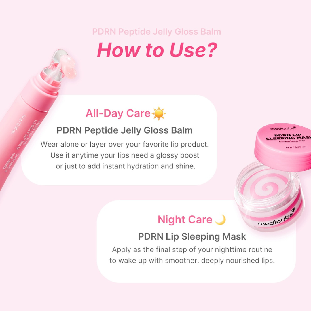 Medicube PDRN Peptide Glossy Lip Balm 10g