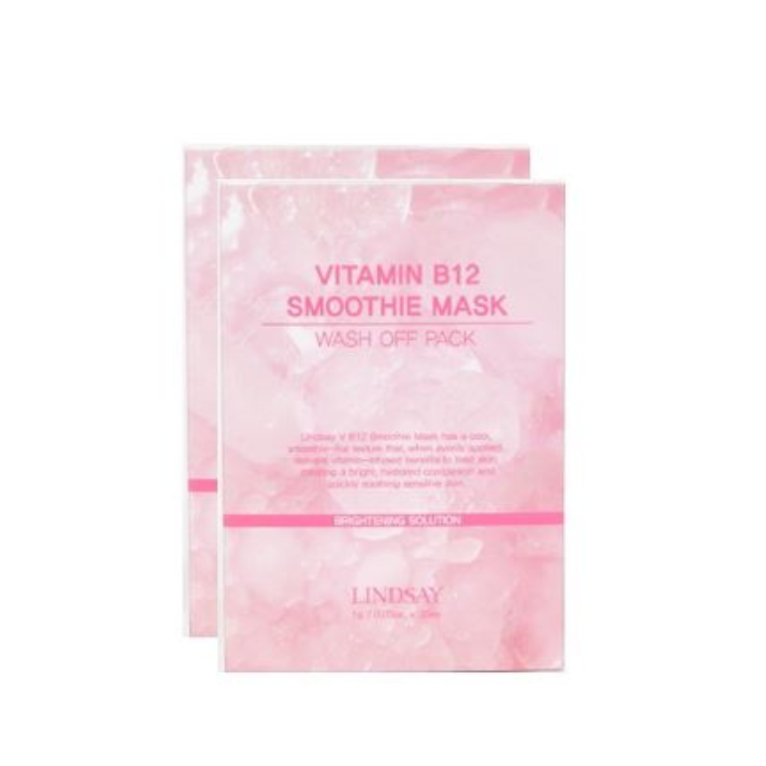 Lindsay Vitamin B12 Ice Smothie Mask Wash Off Pack 1g 20Pc Pack