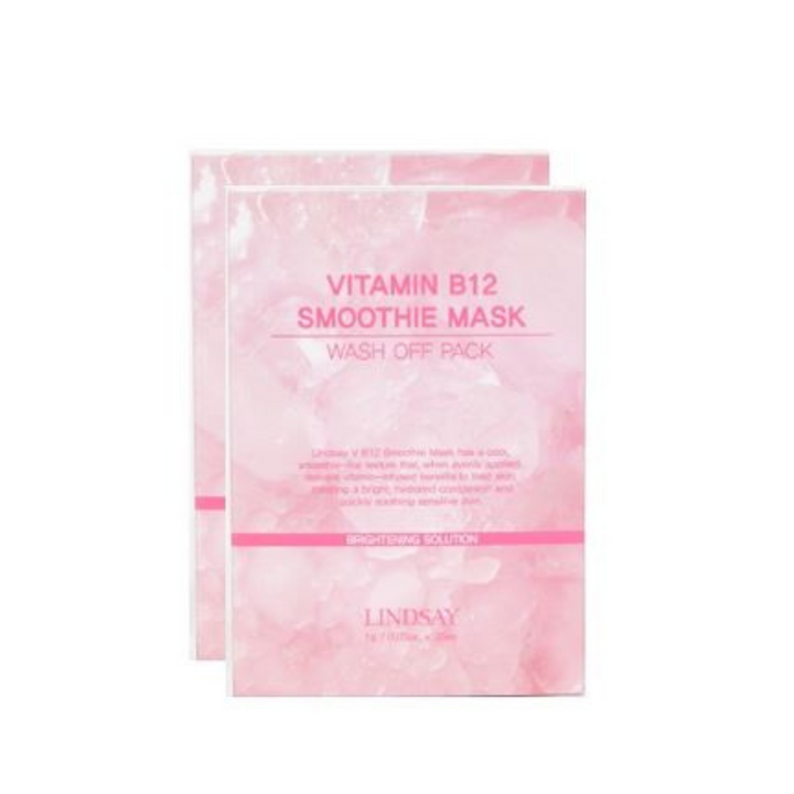 Lindsay Vitamin B12 Ice Smothie Mask Wash Off Pack 1g 20Pc Pack