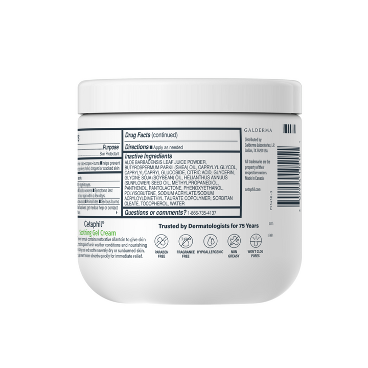Cetaphil Soothing Gel Cream with Aloe 453g