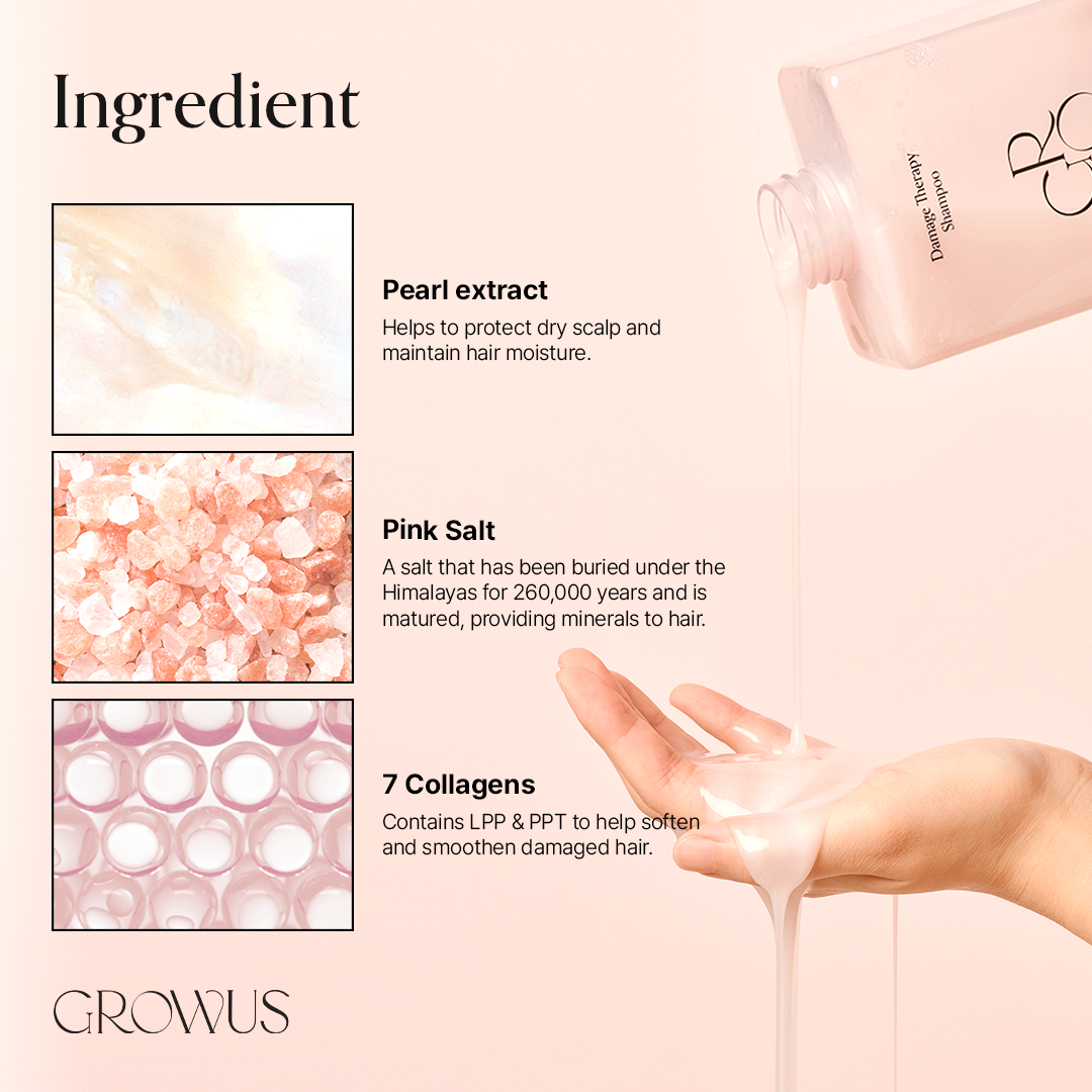 Growus Damage Therapy Shampoo EX 500ml