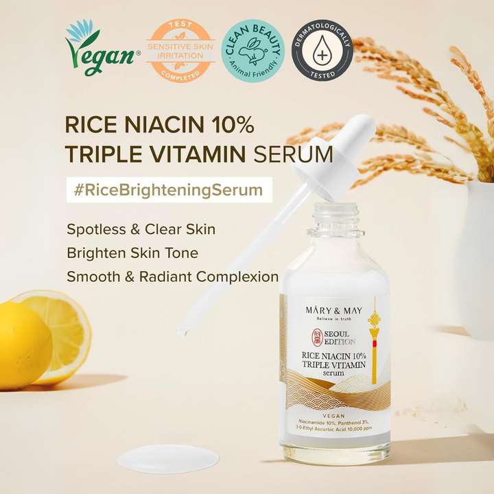 Mary & May  Rice niacin 10% Triple Vitamin Serum 80ml