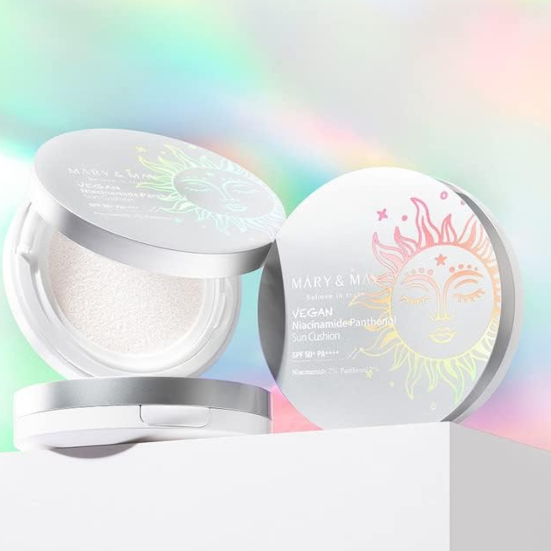 Mary & May Vegan Niacinamide Panthenol Sun Cushion SPF50+ PA++++ 25g