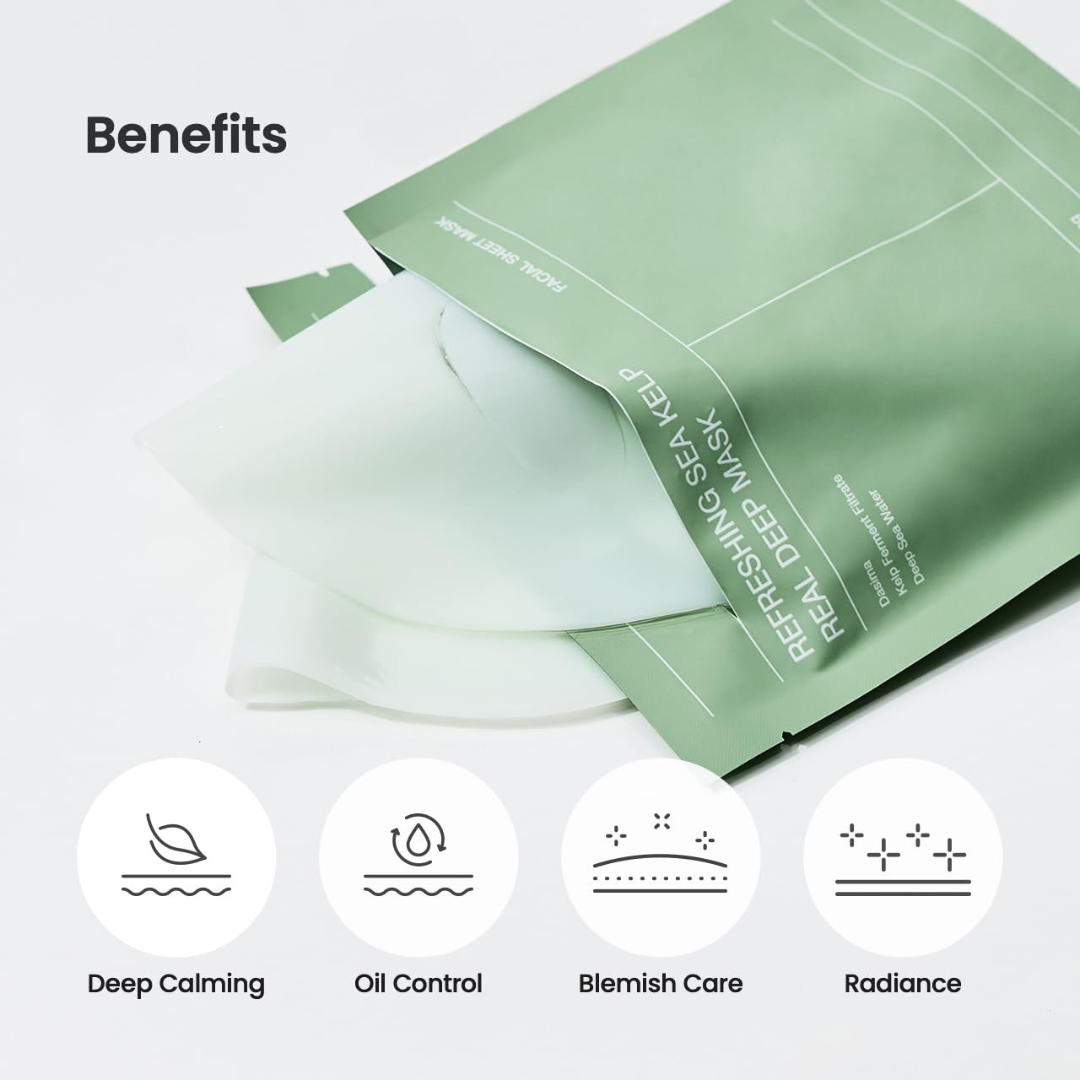 Biodance Refreshing Sea Kelp Real Deep Mask 4pc Pack