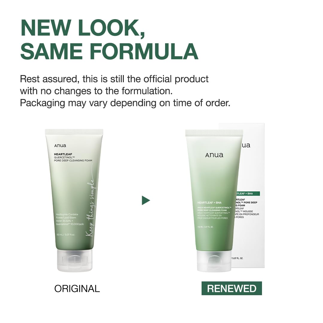 ANUA Heartleaf Quercetinol Pore Deep Cleansing Foam 150ml