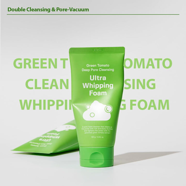 SUNGBOON EDITOR Green Tomato Deep Pore Cleansing Ultra Whipping Foam 120g