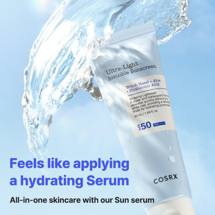 Cosrx Ultra-Light Invisible Sunscreen SPF50 PA++++ 50ml