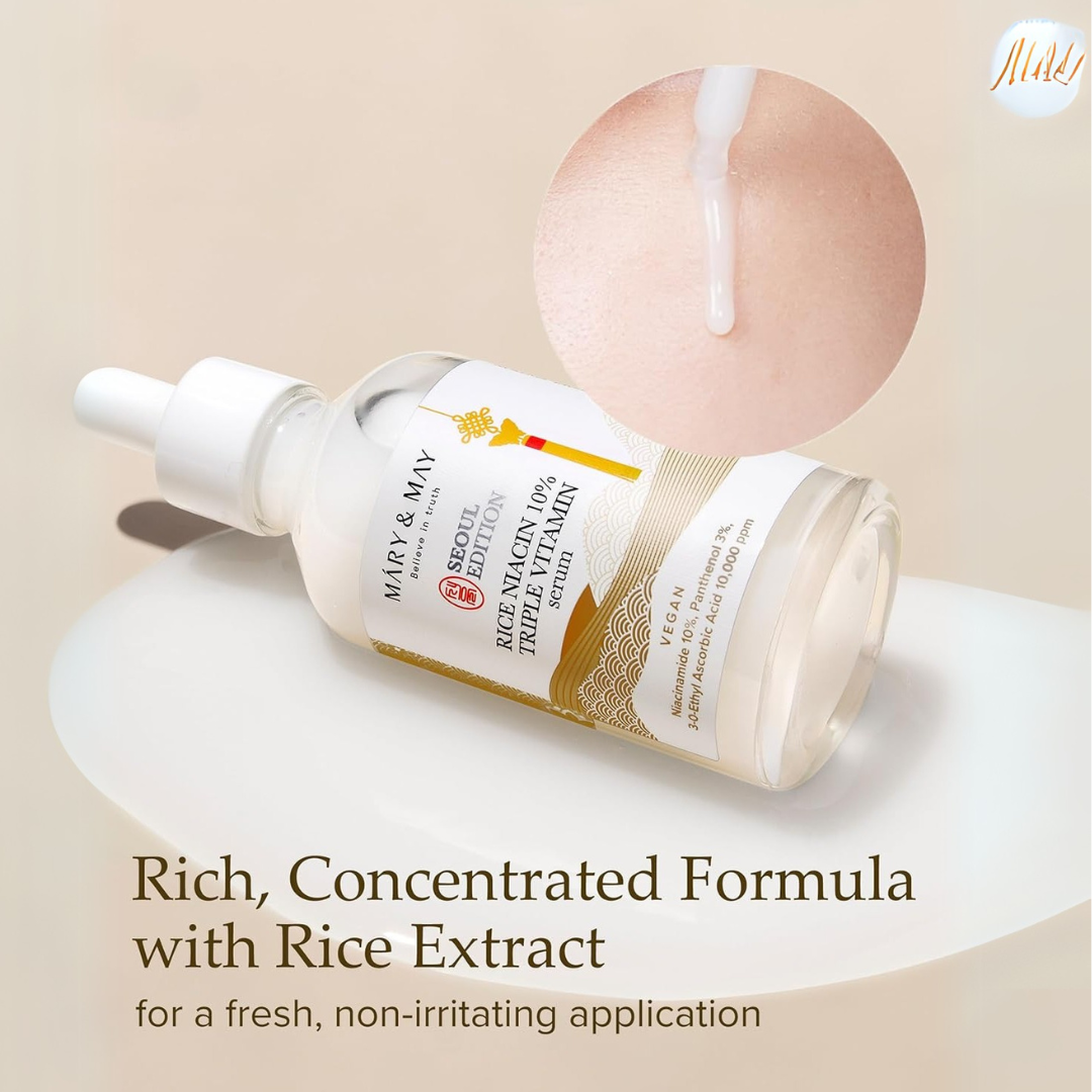 Mary & May  Rice niacin 10% Triple Vitamin Serum 80ml