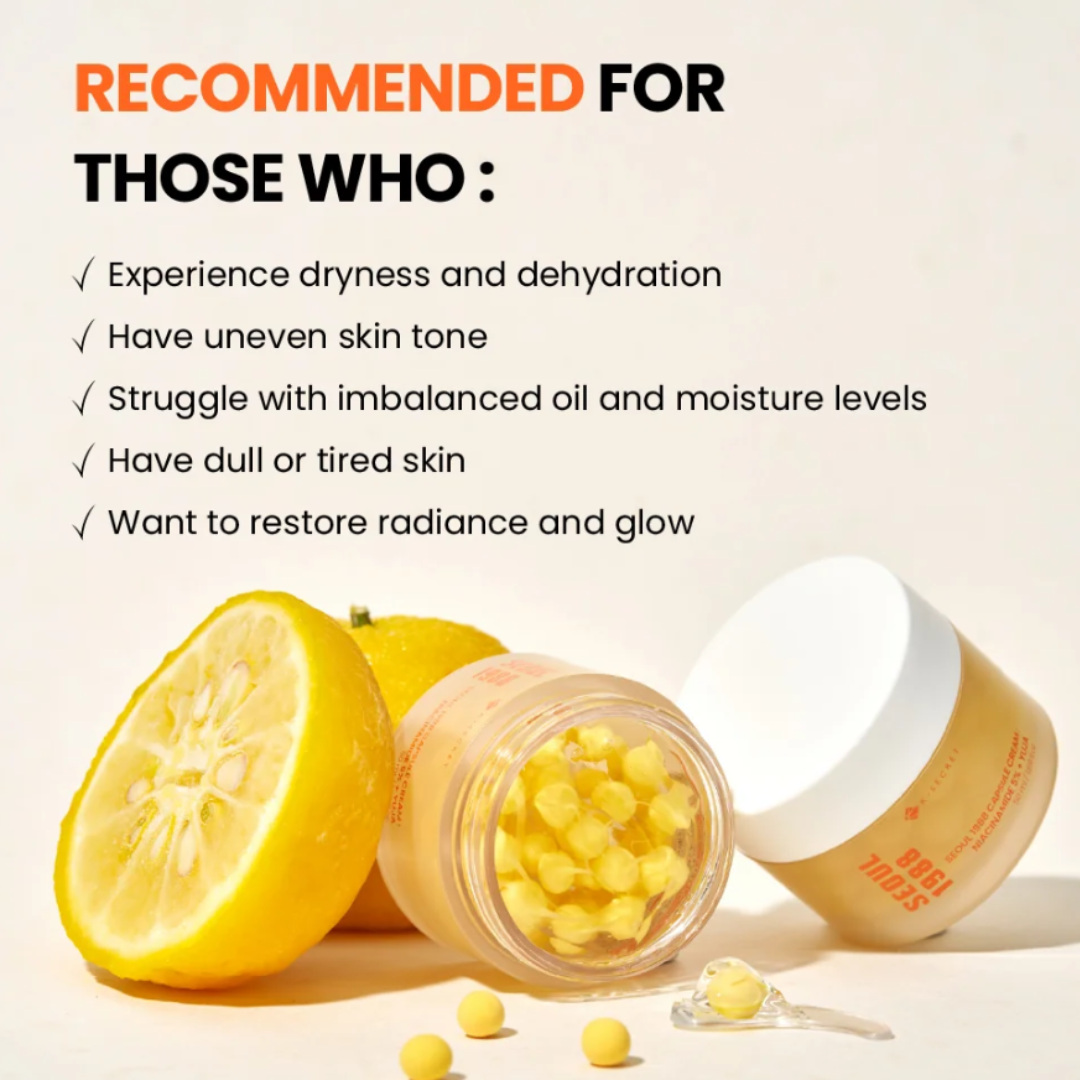 KSECRET Capsule Cream : Niacinamide 5% + Yuja 50ml