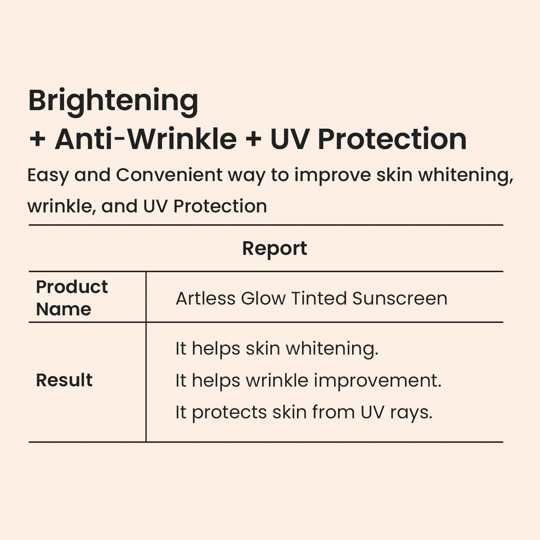Heimish Artless Glow Tinted Sunscreen Shine Beige  SPF50+ PA++++ 40ml