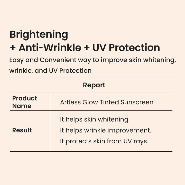 Heimish Artless Glow Tinted Sunscreen Shine Beige  SPF50+ PA++++ 40ml