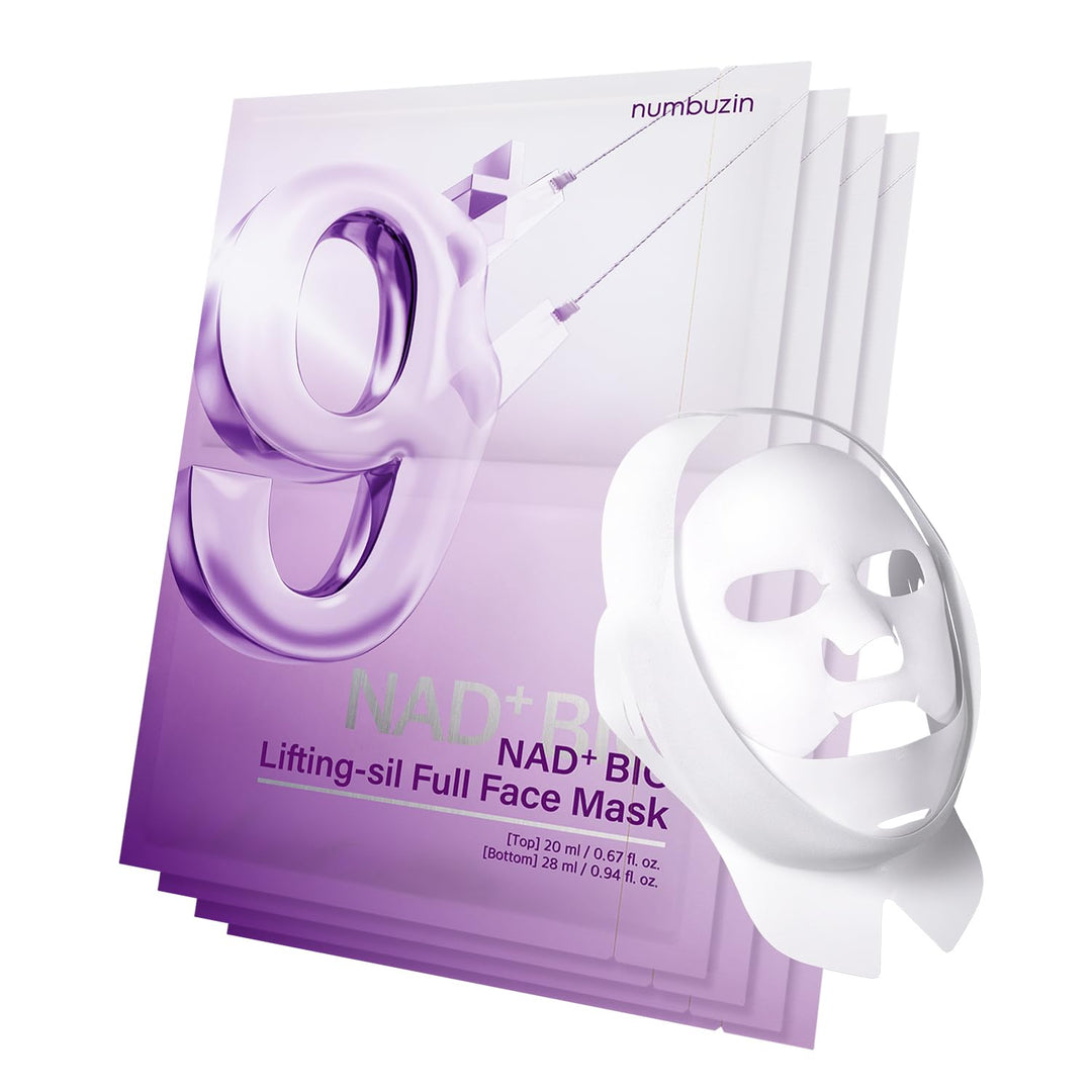 Numbuzin No.9 NAD Bio Lifting Full Cover Facial Mask +GWP 4Pc Pack