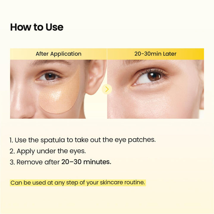 Biodance Vita Niacinamide Eye Patches 30 Patches 60 Pairs