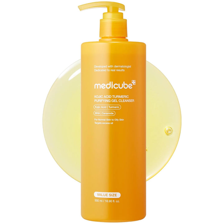 Medicube Kojic Acid Turmeric Gel to Foam Cleanser 500ml