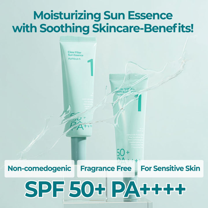 Numbuzin No.1 Clear Filter Sun Essence SPF50+ PA+ 50ml