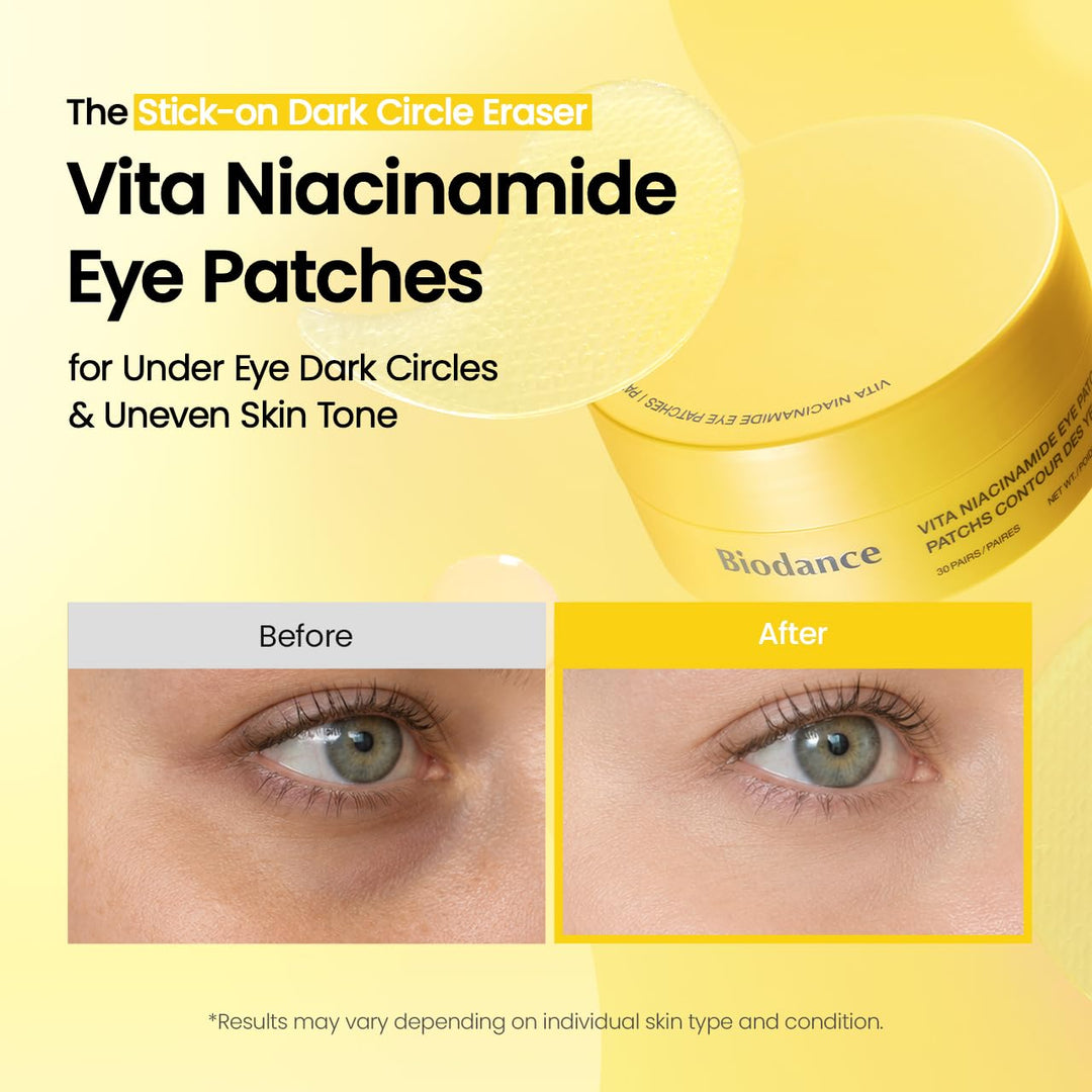 Biodance Vita Niacinamide Eye Patches 30 Patches 60 Pairs