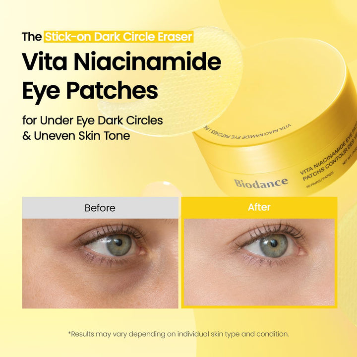 Biodance Vita Niacinamide Eye Patches 30 Patches 60 Pairs