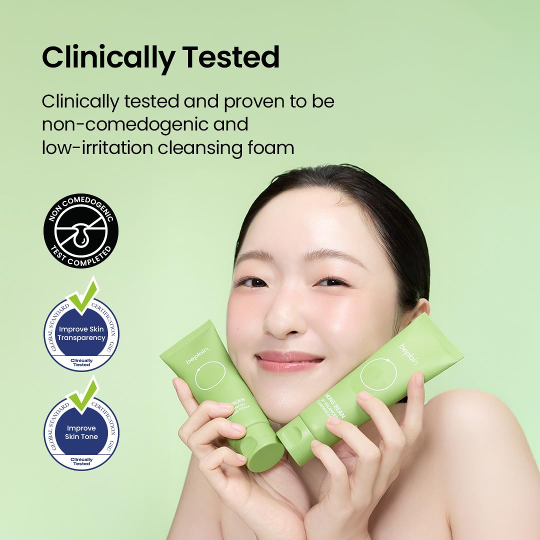 beplain Mung Bean pH-Blanced Cleansing Foam 80ml N2