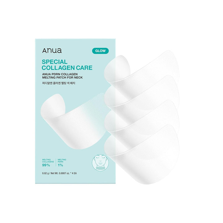 Anua PDRN Collagen Melting Patch For Neck 4Pc Pack