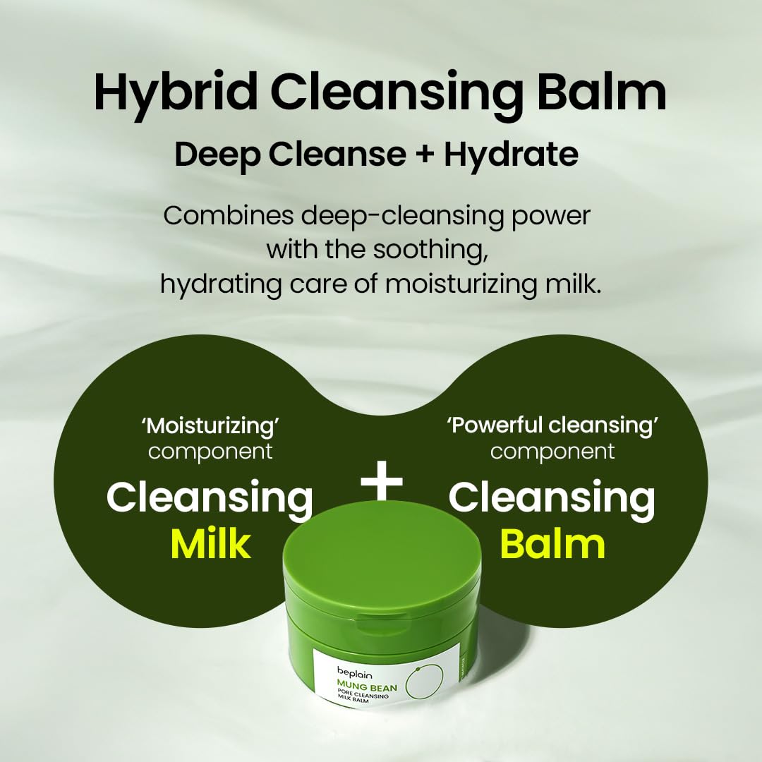 beplain Mung Bean Pore Cleansing Milk Balm 100ml