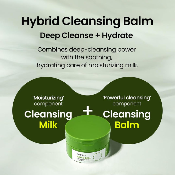 beplain Mung Bean Pore Cleansing Milk Balm 100ml