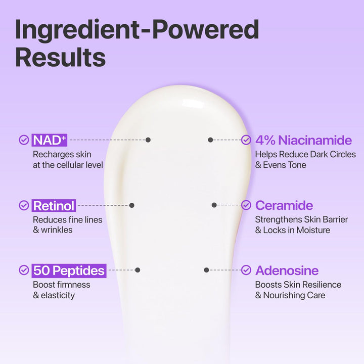 Numbuzin No.9 NAD+ Retinol Volumetox Eye Cream 10ml