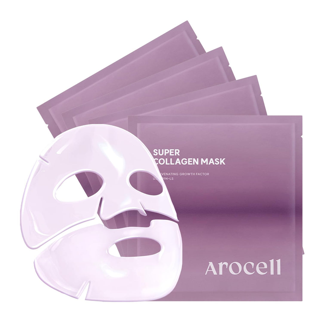 Arocell Super Collagen Mask 4 Pc Pack