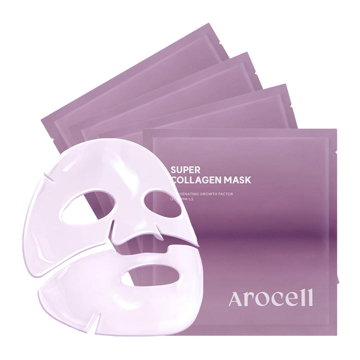 Arocell Super Collagen Mask 4 Pc Pack