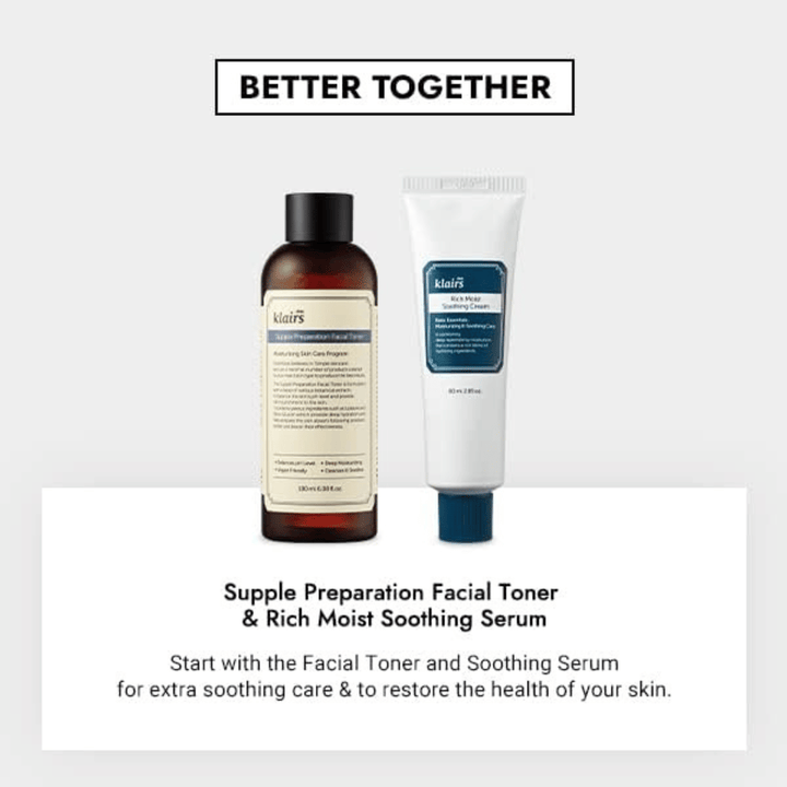 Dear Klairs Supple Preparation Facial Toner Unscented 180 ml