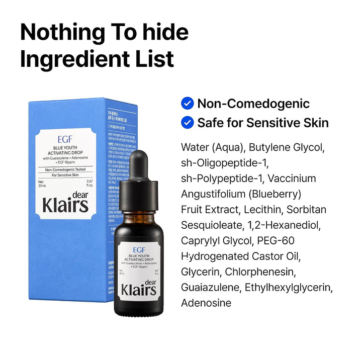 Dear Klairs Blue Youth Activating Drop 50 ml