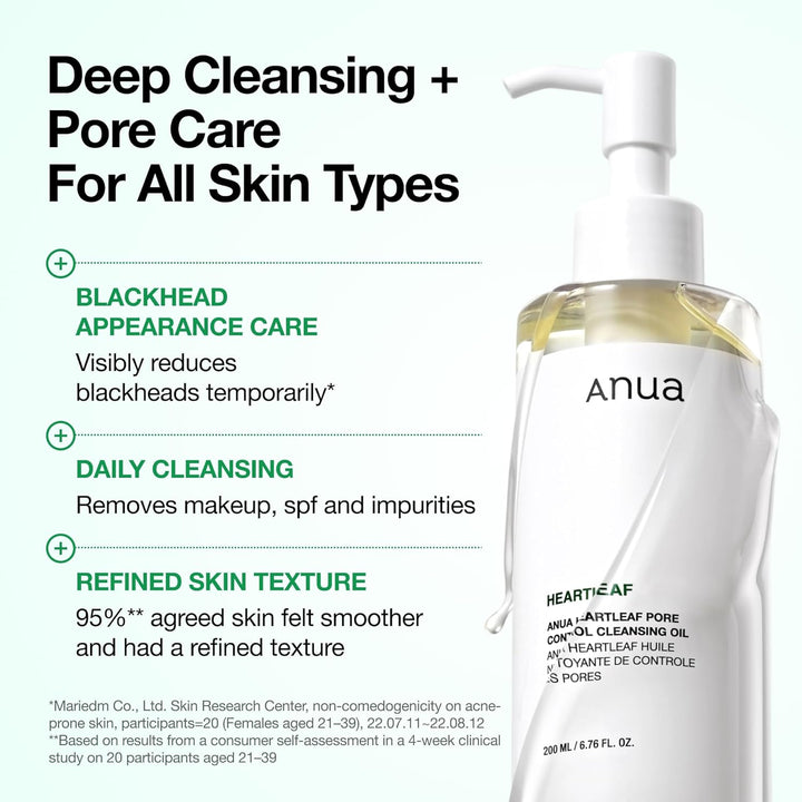 ANUA Heartleaf Pore Control Cleansing Oil