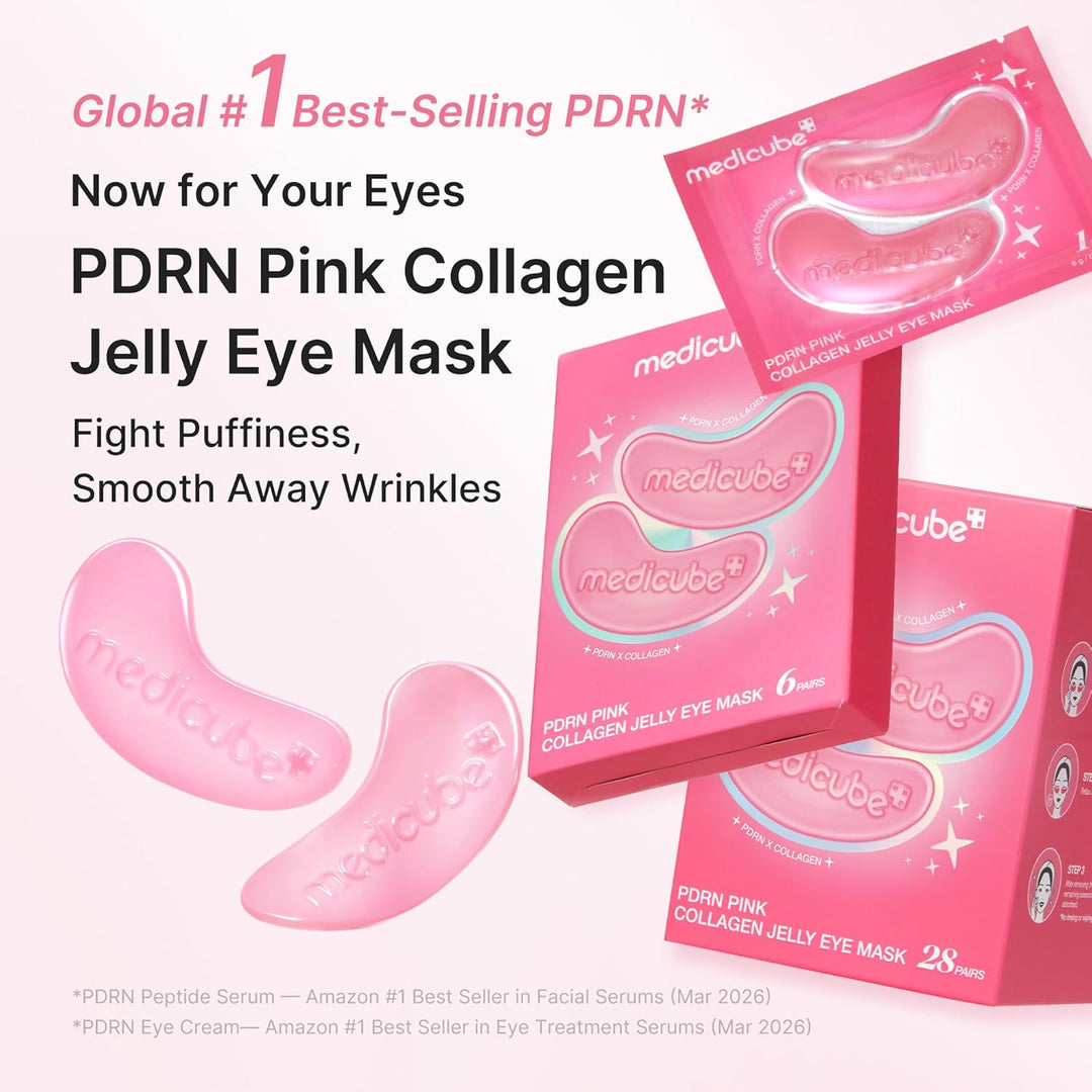 Medicube PDRN Pink Collagen Jelly Eye Mask 6 Pouch