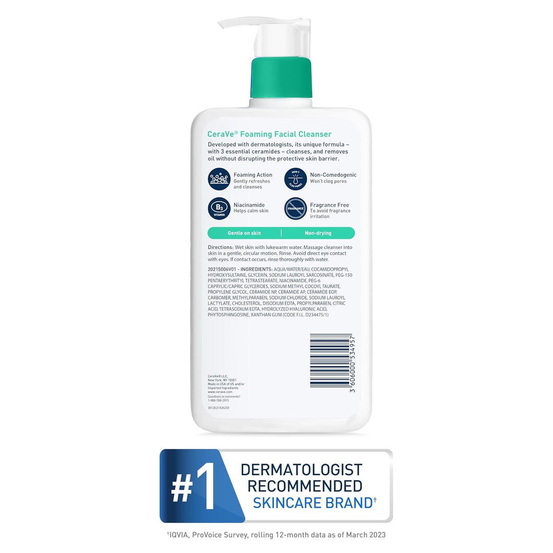 Cerave Foaming Facial Cleanser 473ml