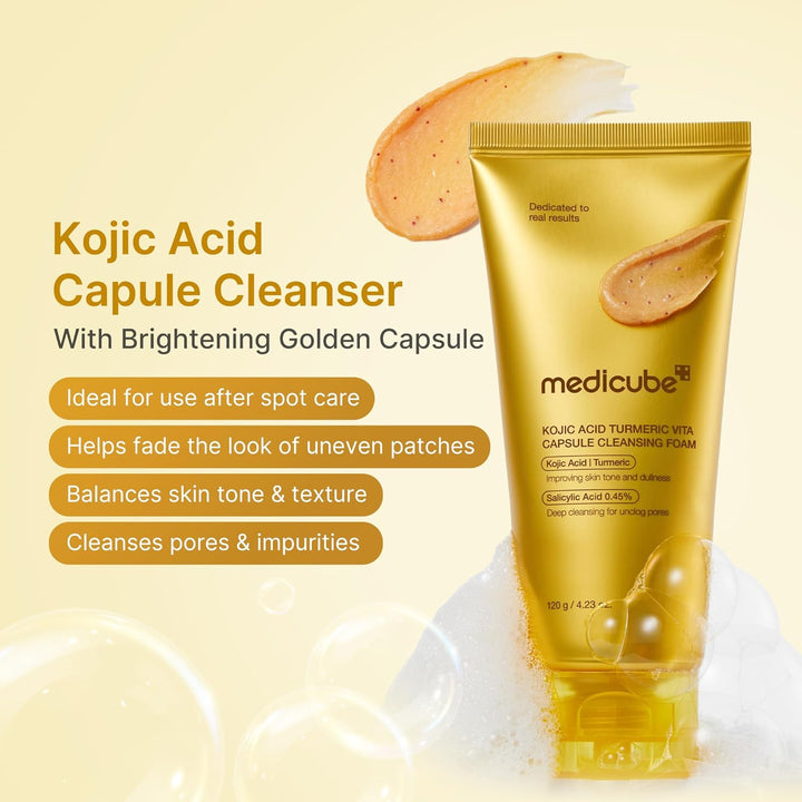 Kojic Acid Turmeric Vita Capsule Cleansing Foam 120g