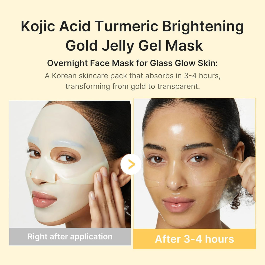Medicube Kojic Acid Turmeric Brightening Gel Mask 4Pc Pack