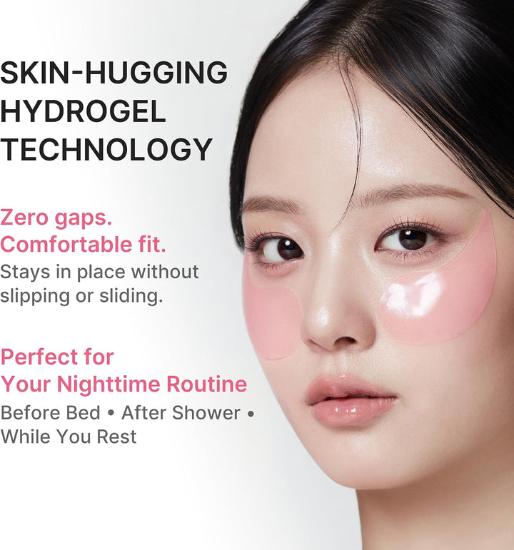 Medicube PDRN Pink Caffeine Collagen Eye Patches 60pcs