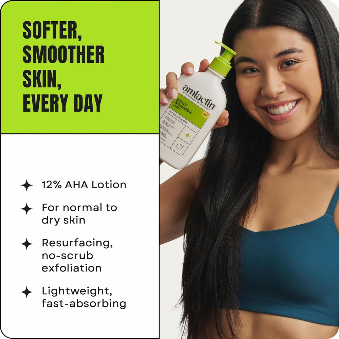 AmLactin Daily Nourish Body Lotion with 12% Lactic Acid 400g