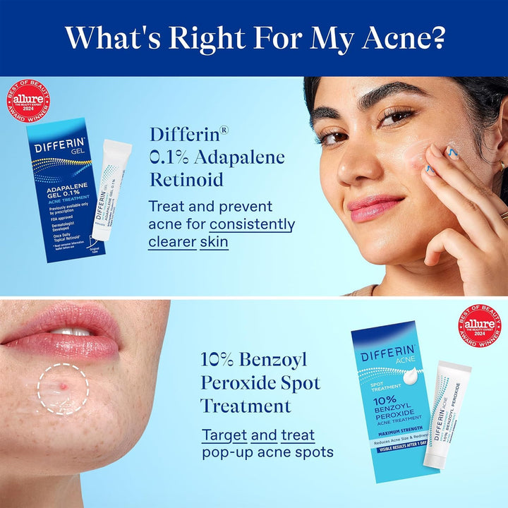 Differin 10% Benzoyl Peroxide Spot Treatment 28g