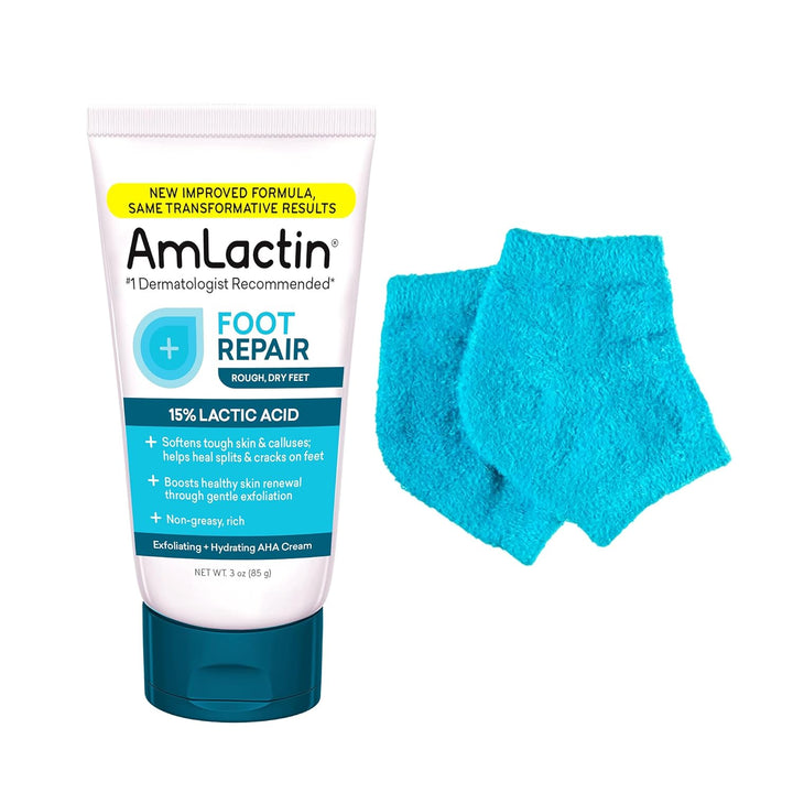 AmLactin Foot Repair Cream with 15% Lactic Acid AHA 85gm